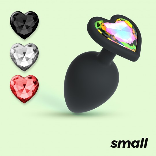 PACK DE 24 CUORE PETIT PLUG ANAL AVEC 4 BIJOUX INTERCHANGEABLES CRUSHIOUS