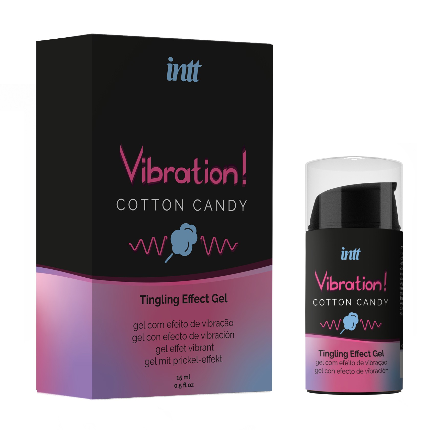 INTT VIBRATION COTTON CANDY GEL 15ML