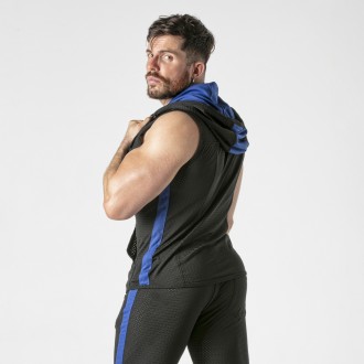 LOCKER GEAR HOODY VEST BLUE