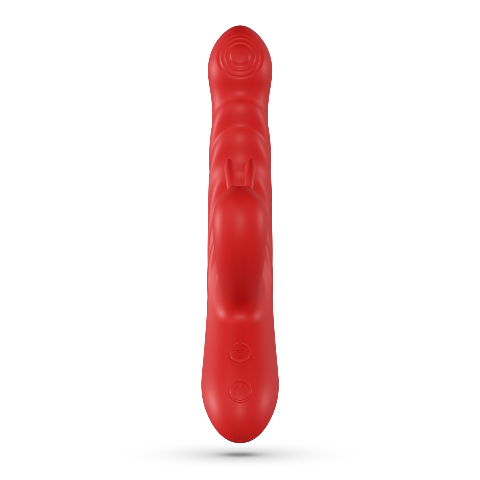 LAPIN VIBRADOR CONEJO RECARGABLE CON EMPUJE ROJO CRUSHIOUS