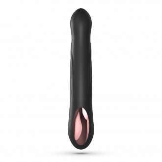 LAPIN VIBRADOR RECARREGÁVEL RABBIT COM IMPULSO PRETO CRUSHIOUS