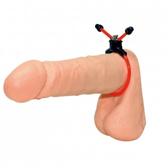 RED SLING COCK RING