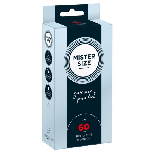 MISTER SIZE 60 MM CONDOMS