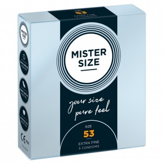 MISTER SIZE 53 MM CONDOMS