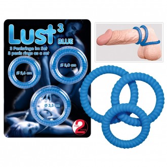 LUST COCK RING TRIO