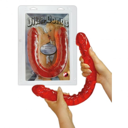 DILDO DOBLE ULTRA DONG ROJO YOU2TOYS