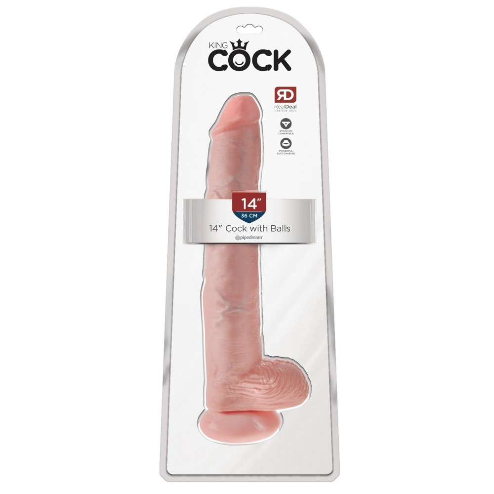 14&quot; COCK WITH BALLS