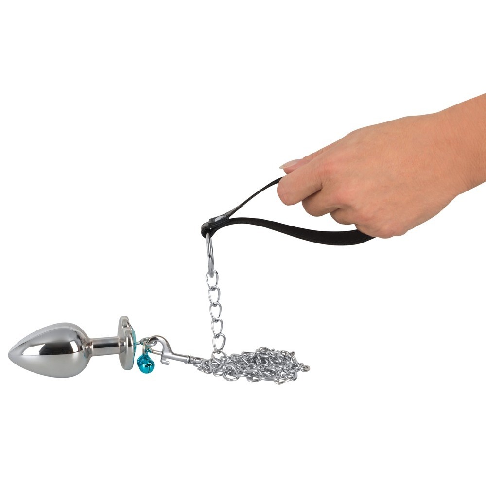 BUTT PLUG SET WITH A LEASH