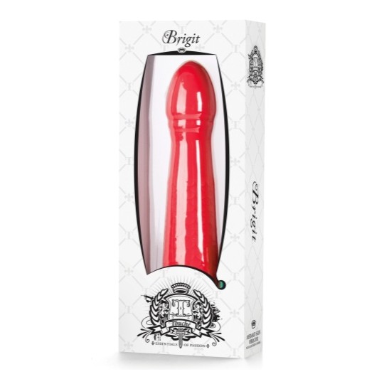 VIBRADOR BRIGIT VERMELHO EMBALAGEM BRANCA