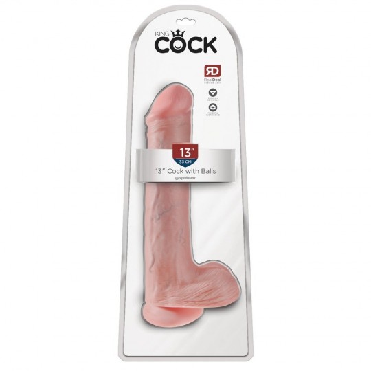 13&quot; COCK WITH BALLS