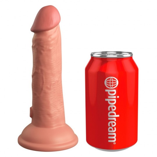 6&quot; DUAL DENSITY SILICONE COCK