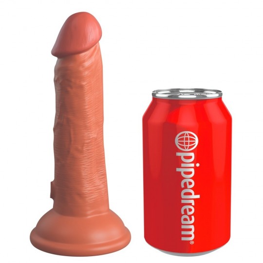 6&quot; DUAL DENSITY SILICONE COCK