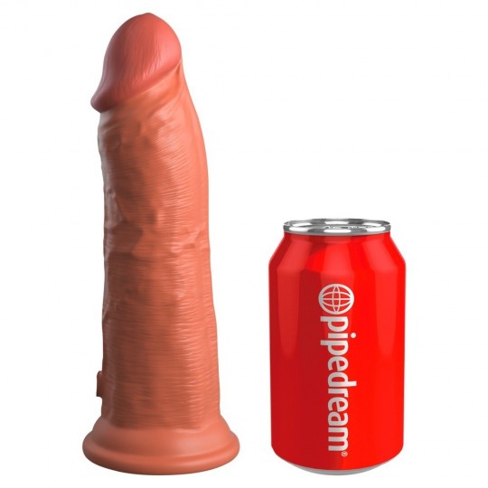 8&quot; DUAL DENSITY SILICONE COCK