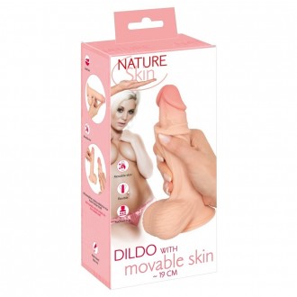 DILDO WITH MOVABLE SKIN