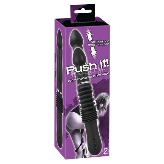 PUSH IT! ANAL VIBRATOR WITH A THRUST FUNCTION