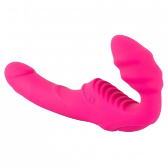 VIBRATING STRAPLESS STRAP-ON