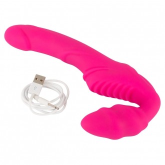 VIBRATING STRAPLESS STRAP-ON