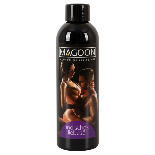 ÓLEO DE MASSAGEM ERÓTICO INDIAN LOVE OIL MAGOON 200ML