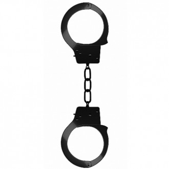 ALGEMAS EM METAL BEGINNER'S HANDCUFFS PRETAS