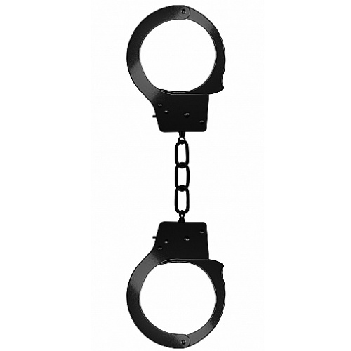 ALGEMAS EM METAL BEGINNER&#039;S HANDCUFFS PRETAS