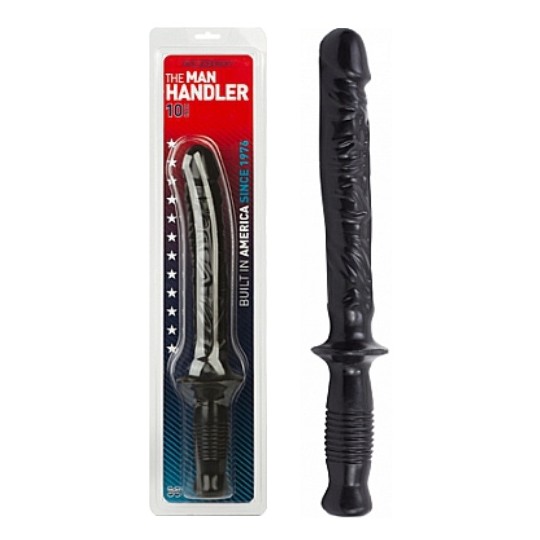 MANHANDLER DILDO WITH HANDLE BLACK