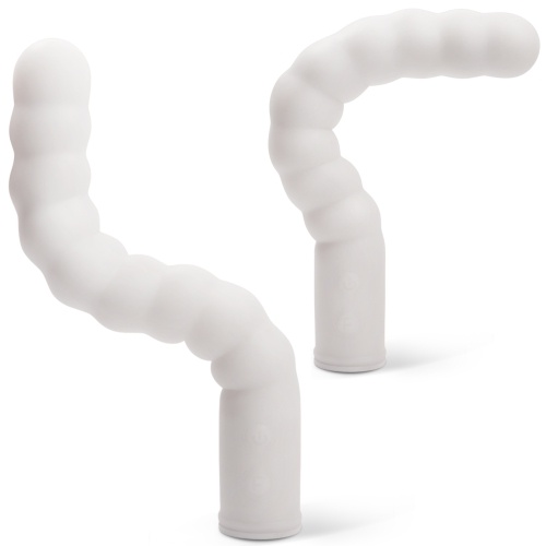 VIBRADOR CON CALENTAMIENTO RECARGABLE ZIG ZAG BLANCO