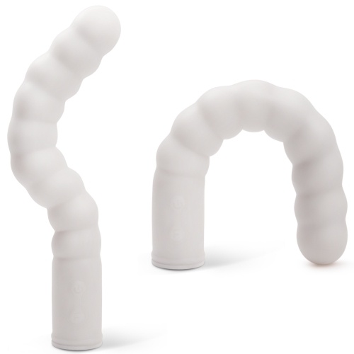 VIBRADOR CON CALENTAMIENTO RECARGABLE ZIG ZAG BLANCO