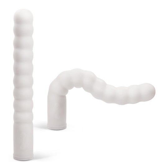 VIBRADOR CON CALENTAMIENTO RECARGABLE ZIG ZAG BLANCO