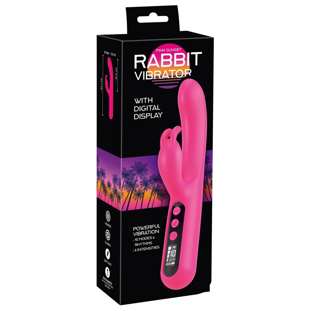 PINK SUNSET RABBIT VIBRATOR