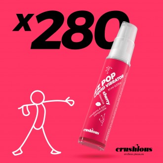 PACK DE 280 LIQUIDE VIBRATEUR ZZ POP ARÔME CERISE 10ML CRUSHIOUS