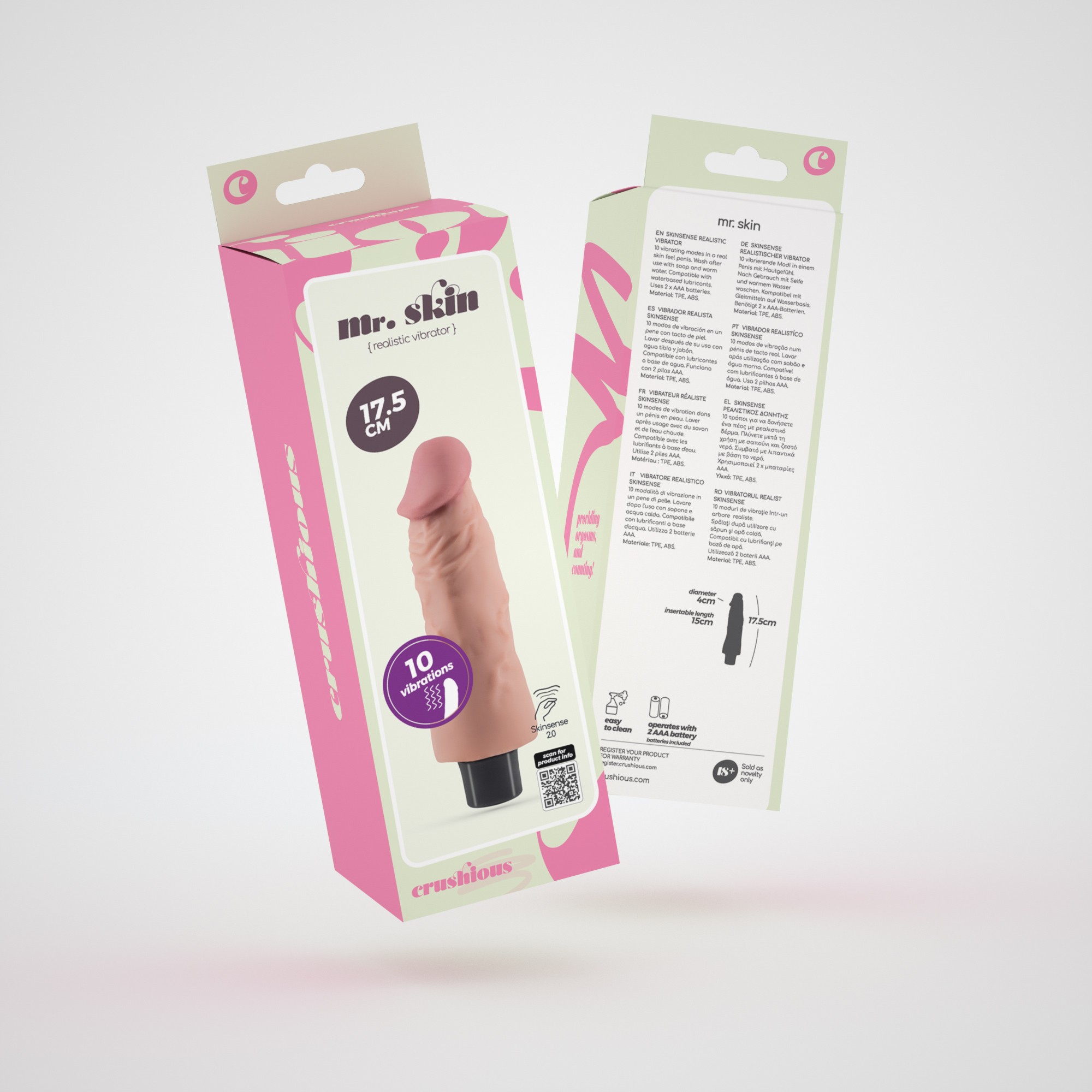 VIBRADOR REALISTA MR. SKIN CRUSHIOUS