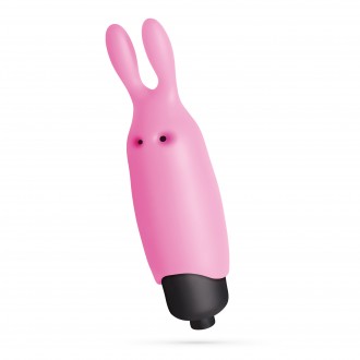 CRUSHIOUS O-PET RABBIT WITH 10 VIBRATION BULLET PASTEL PINK