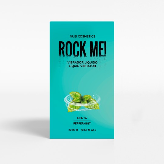 ROCK ME! VIBRATORE LIQUIDO ALLA MENTA - 20 ML