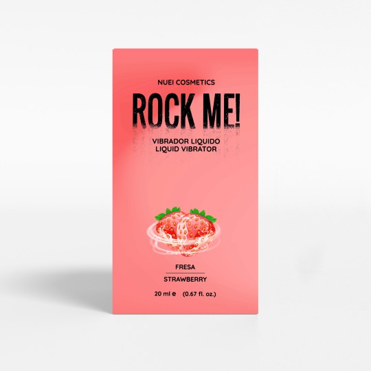 ROCK ME ! VIBRATEUR LIQUIDE FRAISE 20 ML NUEI