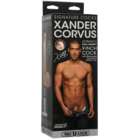 XANDER CORVUS - REALISTIC ULTRASKYN DILDO - 9 / 22 CM - VANILLA