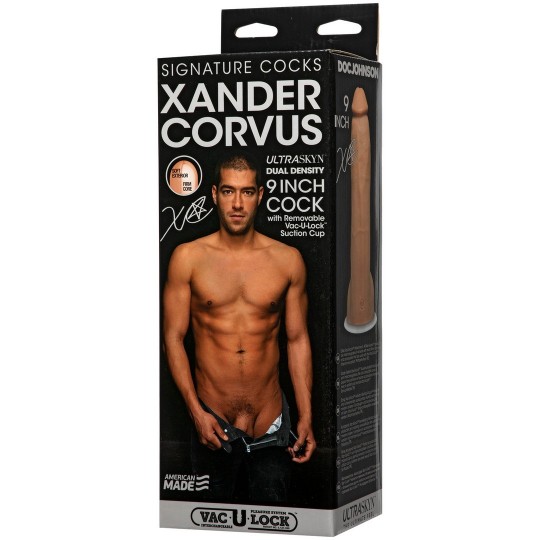 XANDER CORVUS - REALISTIC ULTRASKYN DILDO - 9 / 22 CM - VANILLA