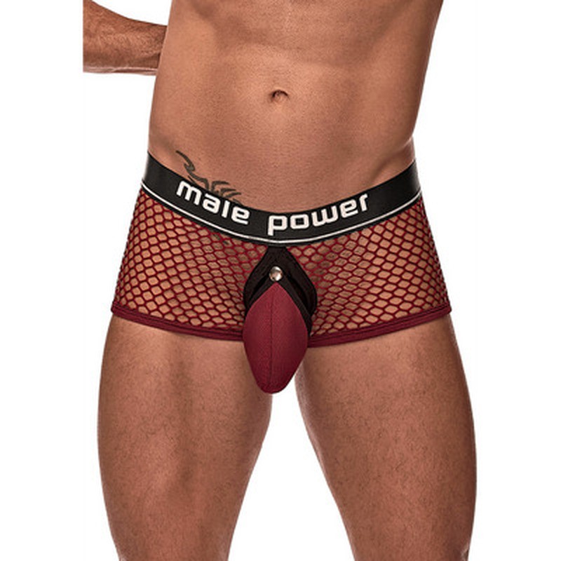 MINI COCK RING SHORT BURGUNDY