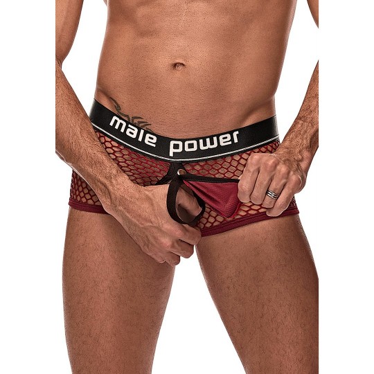 MINI COCK RING SHORT - L - BURGUNDY