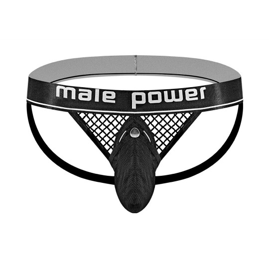 MALE POWER COCK RING JOCK BLACK