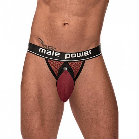 COCK RING JOCK - L/XL - BURGUNDY