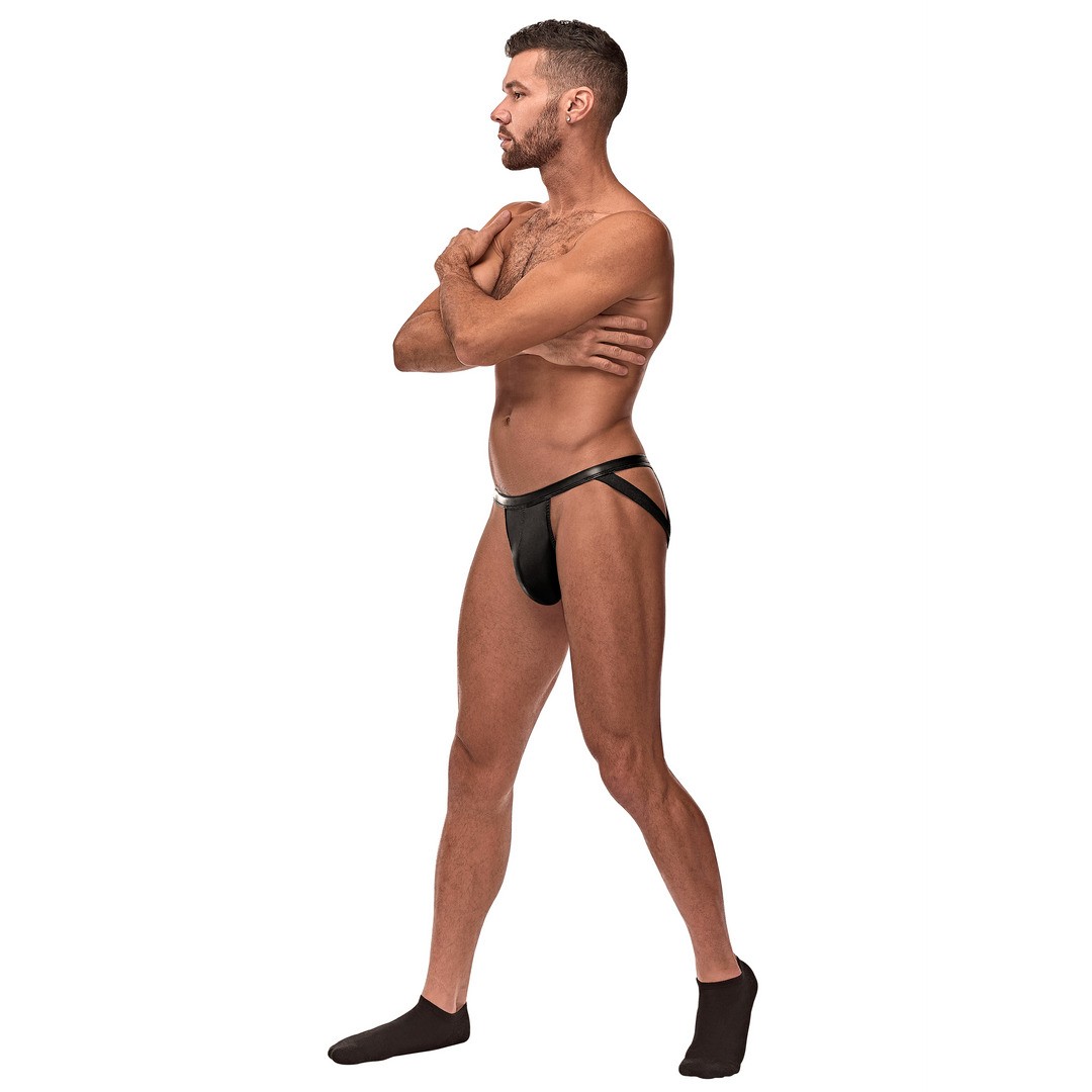 STRAPPY RING JOCK BLACK