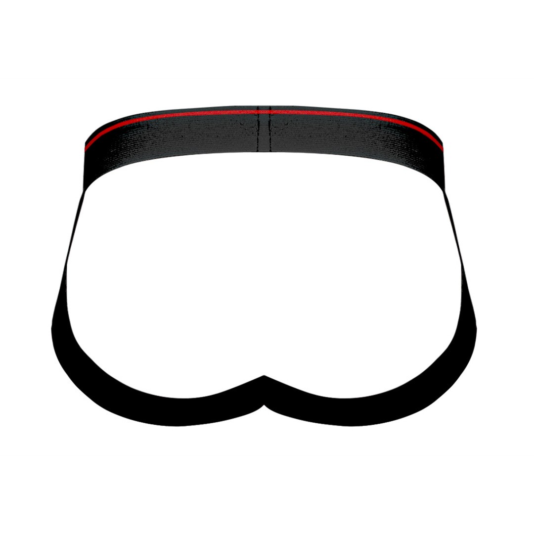 PANEL JOCK - L/XL - BLACK/RED