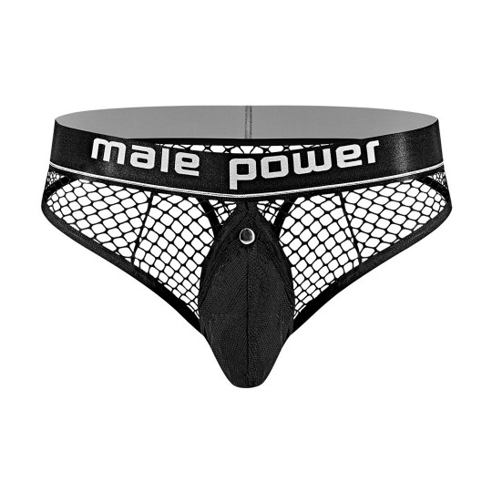 COCK RING THONG - L/XL - BLACK