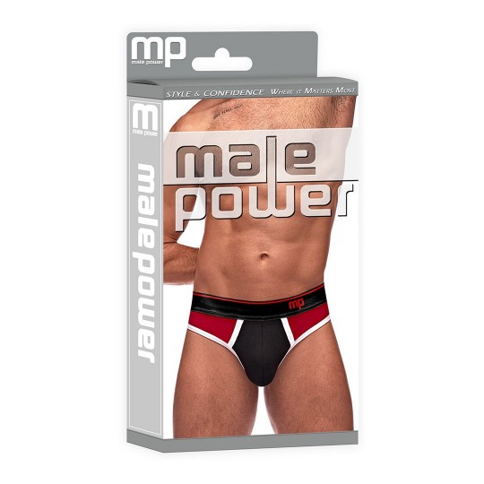 PANEL THONG BLACK/RED