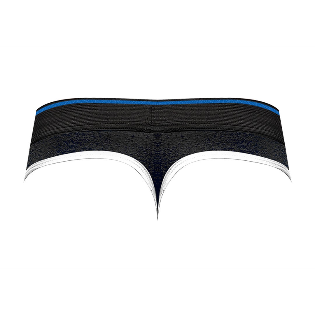 PANEL THONG - L/XL - BLACK/BLUE