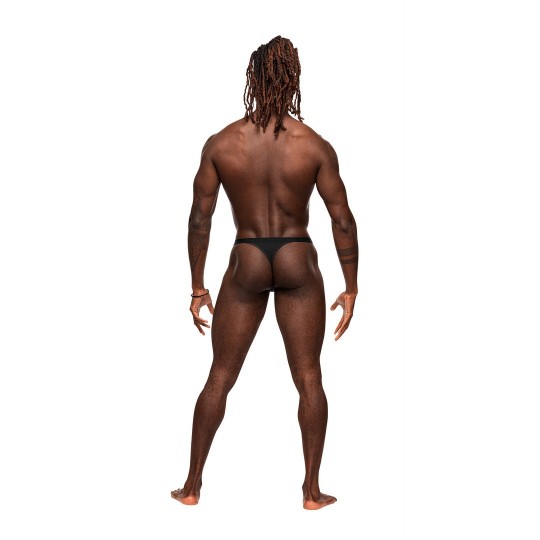 MALE POWER MICRO V THONG BLACK