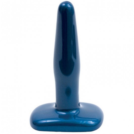 IRIDESCENT BUTT PLUG - SMALL - MIDNIGHT BLUE