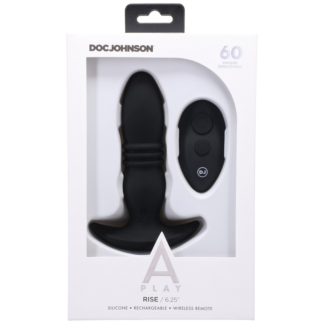 RISE - SILICONE ANAL PLUG WITH REMOTE CONTROL