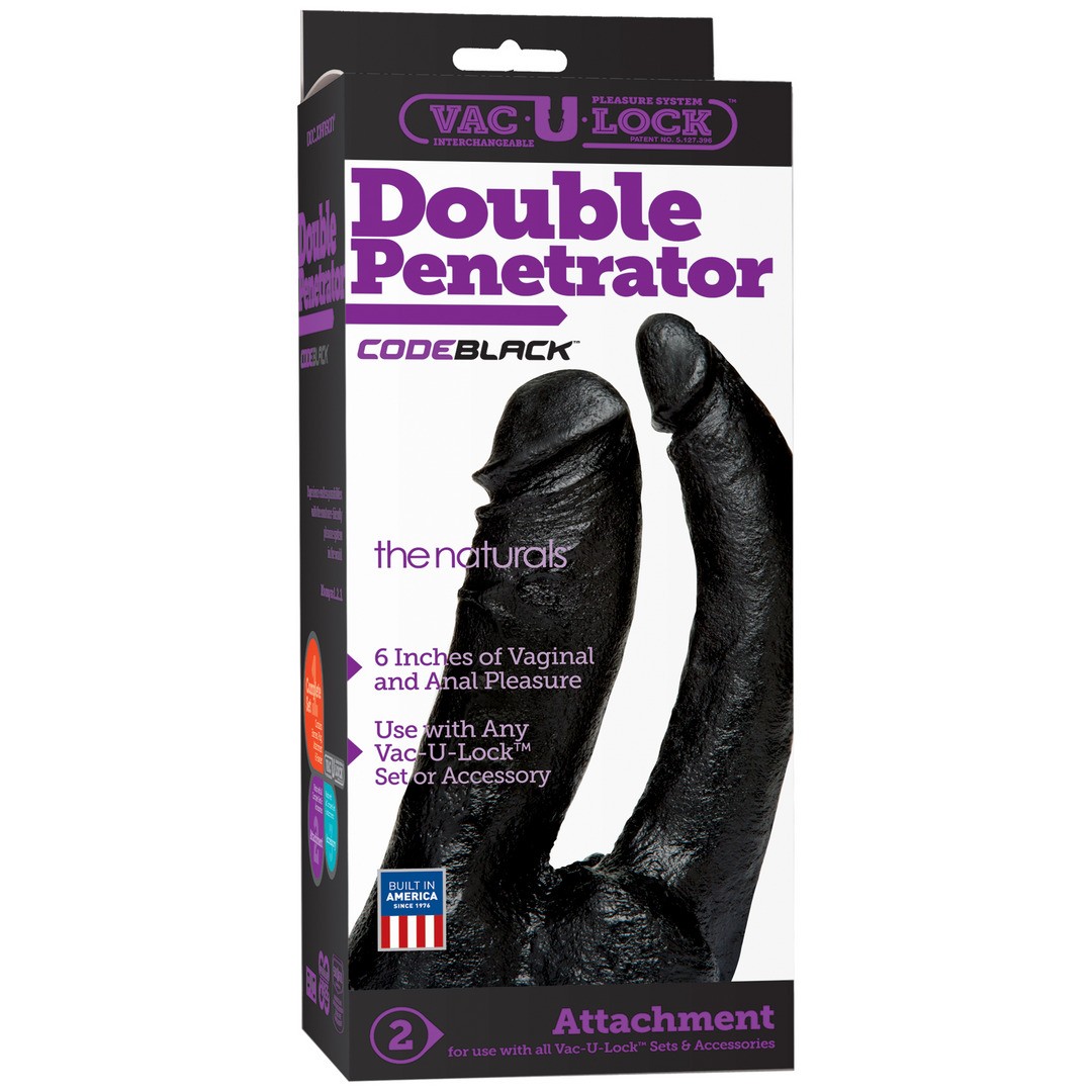 CODE BLACK - DOUBLE DILDO