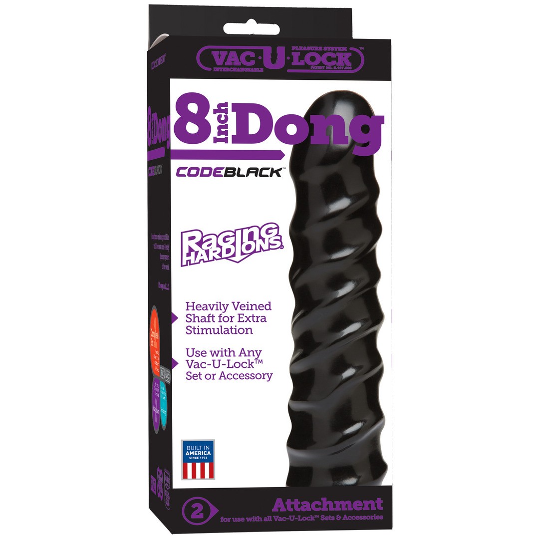 CODEBLACK - RAGING HARD DILDO - 8 / 20 CM